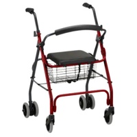 Days Seat Walker with Compression Brakes and Curved Backrest