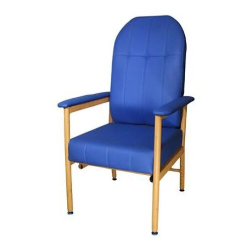 Murray Bridge chair with high back Blue Vinyl