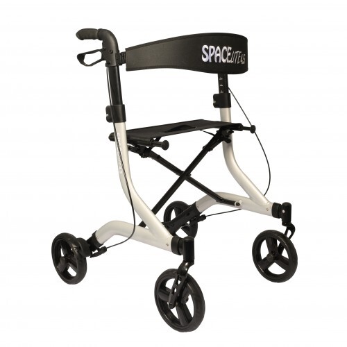 Spacelite 4.5 Supa Light Weight Rollator [Colour: Silver]