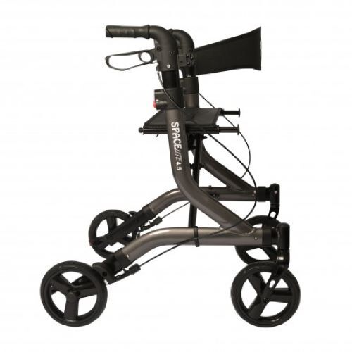 Spacelite 4.5 Supa Light Weight Rollator [Colour: Charcoal]