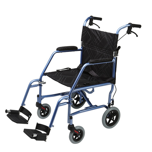 Omega LA1 Lightweight Wheelchair - Blue