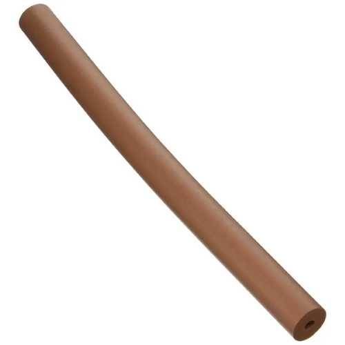 Cylindrical Foam Tubing, Tan [Size: 1/4" BORE, 7/8" OUTSIDE DIAMETER, 30CM LONG]