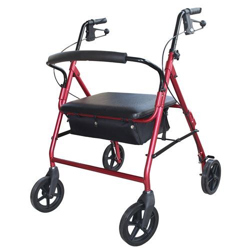 Days Heavy Duty Rollator [Colour: Red]